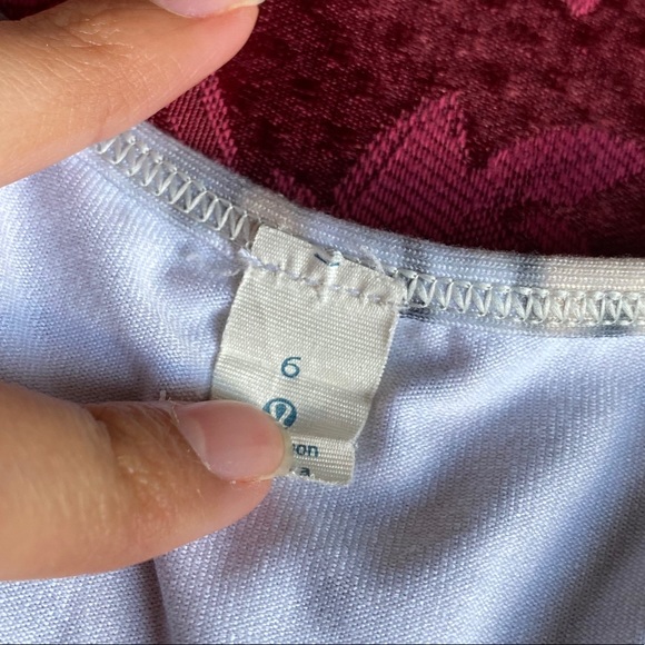 Lululemon Cool Racerback Silver Fleur Tank - Picture 4 of 5